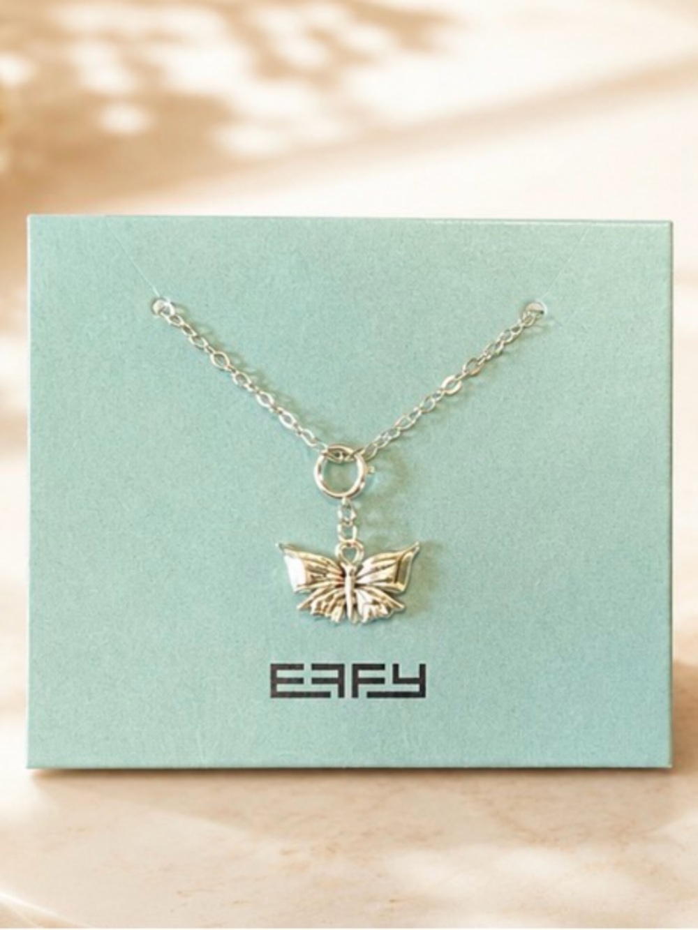 Silver Butterfly, EFFY, new in packaging